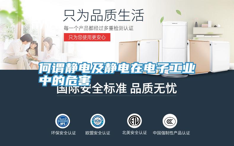 何謂靜電及靜電在電子工業中的危害